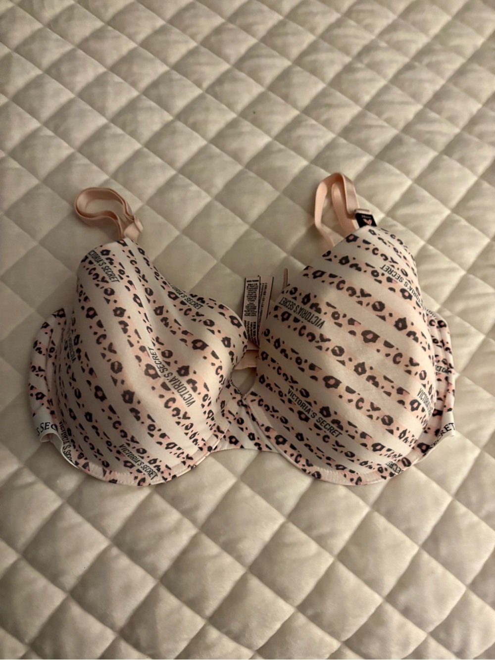Victoria's Secret Pink Leopard-Print Padded Bra